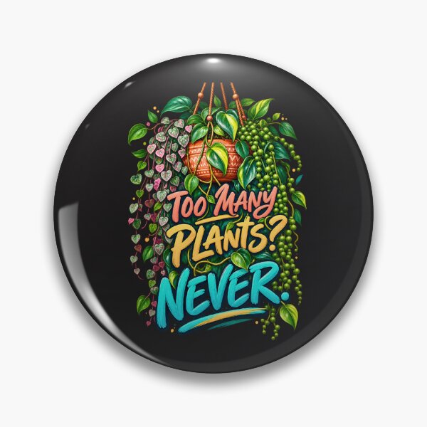 Item preview, Too Many Plants Never Funny Plant Lover Hanging Garden Design designed and sold by AdicretorDesign.