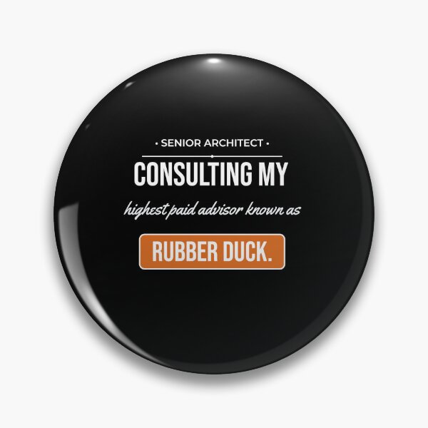 Artikelvorschau, Rubber Duck Debugging Lustiger Programmierer Entwickler Sarkasmus entworfen und verkauft von Life&Art.