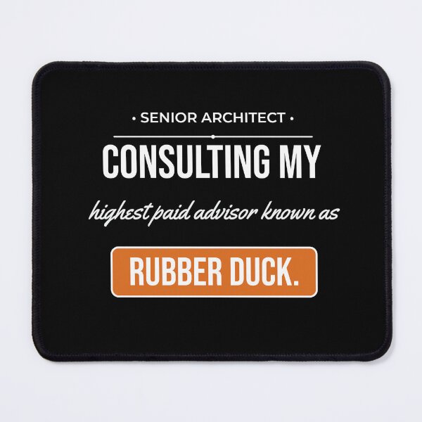 Item preview, Rubber Duck Debugging Funny Programmer Developer Sarcasm designed and sold by Life&Art.