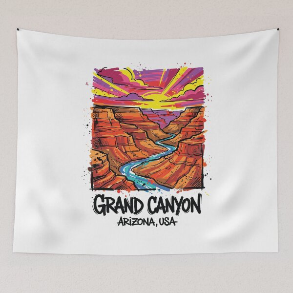 Item preview, Grand Canyon Arizona USA Landscape Art designed and sold by Merch by Das Design Studio.