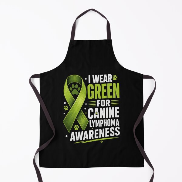 Artikelvorschau, Grüne Schleife als Symbol für die Sensibilisierung für Lymphome bei Hunden – Pfotenabdruck-Grafik entworfen und verkauft von ROUX-ART.