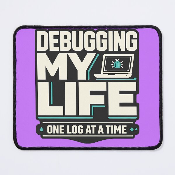Item preview, Debugging My Life Typography Tee designed and sold by Fun2Fentastic.