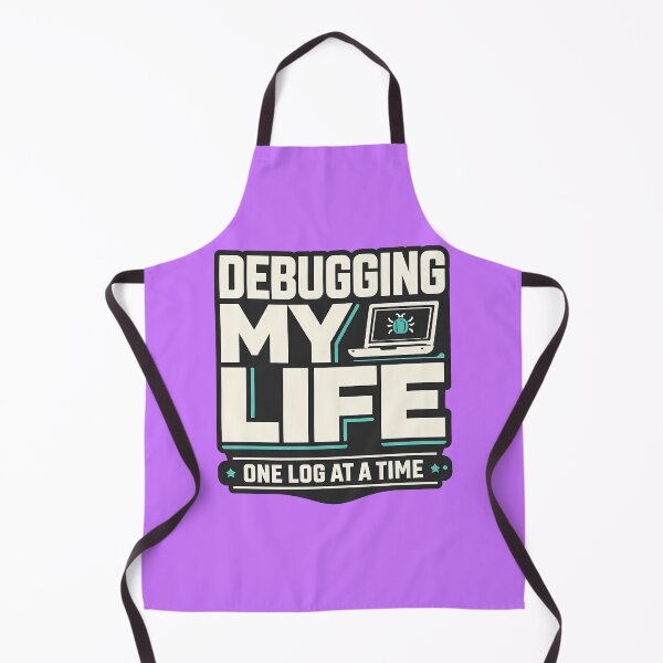 Item preview, Debugging My Life Typography Tee designed and sold by Fun2Fentastic.