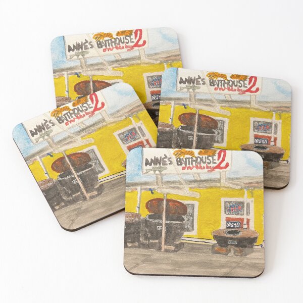 Item preview, Coastal Bait House Watercolor designed and sold by BirdandaBrush.
