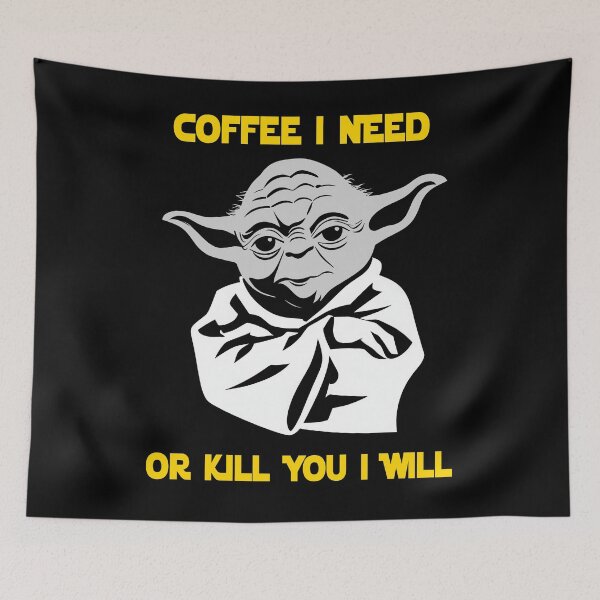 Item preview, Coffee I Need or Kill You I Will Graphic Meme designed and sold by HardDraw.