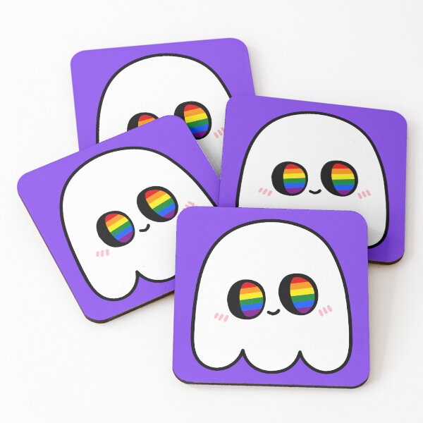 Item preview, Rainbow-Boo – Kawaii LGBTQ Pride Halloween Ghost designed and sold by Cannaxes Studio.