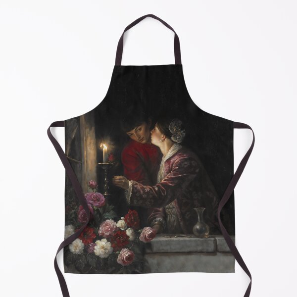 Item preview, Gothic Lovers By Candlelight At Window Painting designed and sold by DarkHolyQueen.