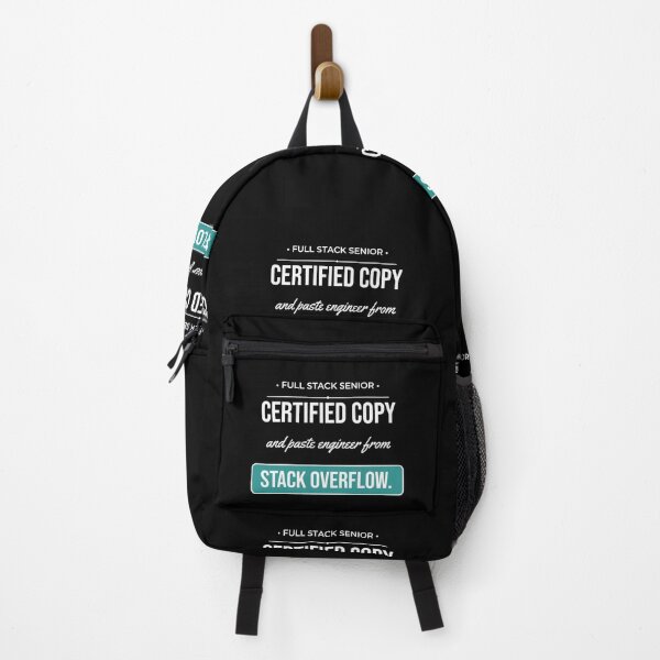 Item preview, Certified Stack Overflow Engineer Funny Programming Humor designed and sold by Life&Art.