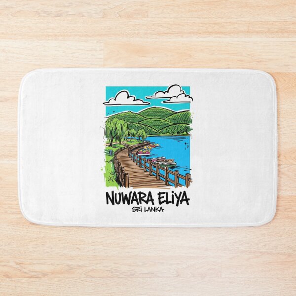 Item preview, Nuwara Eliya Lake Boardwalk Sri Lanka Art designed and sold by Merch by Das Design Studio.