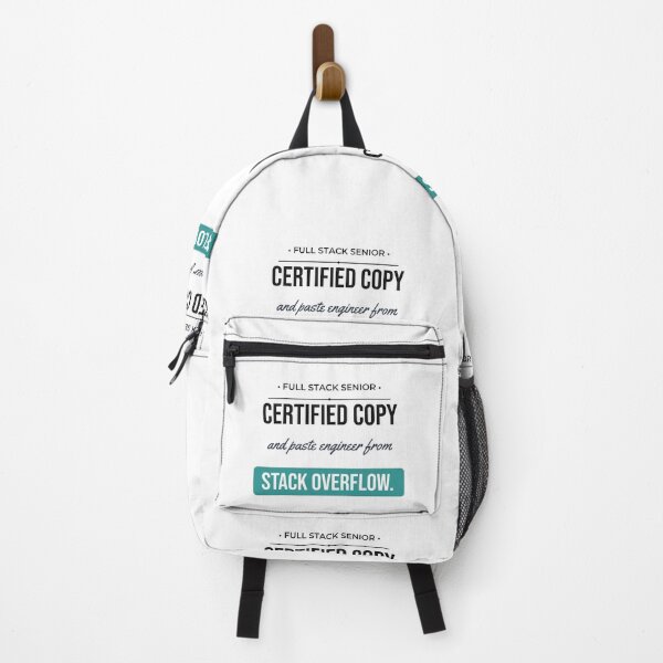 Item preview, Certified Stack Overflow Engineer Funny Programming Humor designed and sold by Life&Art.