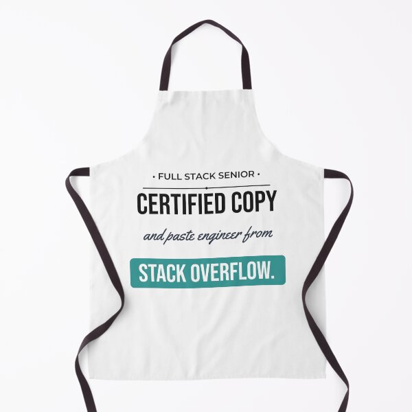 Item preview, Certified Stack Overflow Engineer Funny Programming Humor designed and sold by Life&Art.