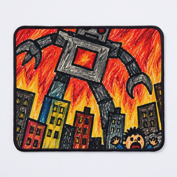 Item preview, Robot Apocalypse Crayon Art designed and sold by NordenPosters.