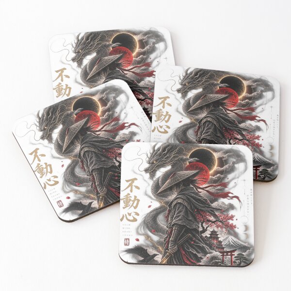 Item preview, Fudo Shin — Samurai Dragon Eclipse Japanese Dark Art designed and sold by anitant.
