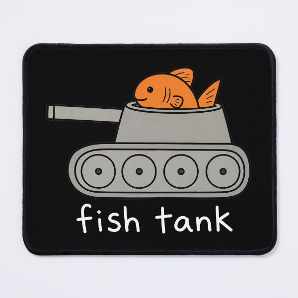 Item preview, Funny Fish Tank designed and sold by haloochichi.