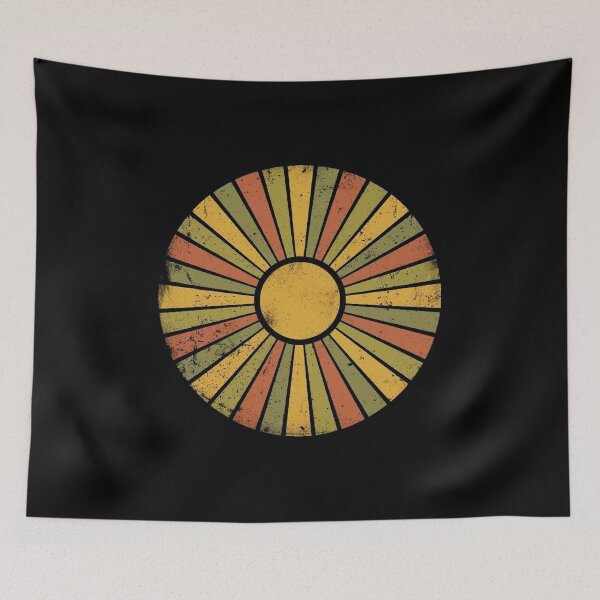 Item preview, Retro Vintage Geometric Sun designed and sold by Turki & Tres Colores.