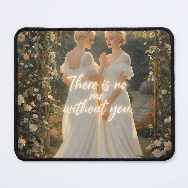 Item preview, There Is No Me Without You – Lesbian Wedding LGBTQ+ Pride Love Art designed and sold by IRON SIREN.