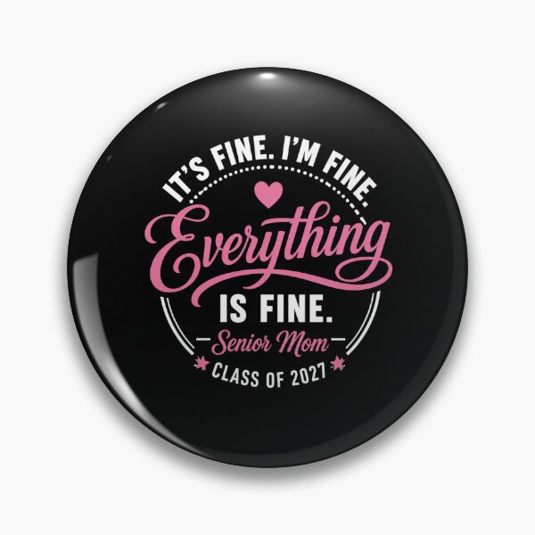 Item preview, senior mom class of 2027 funny graduation heart graphic designed and sold by ROUX-ART.