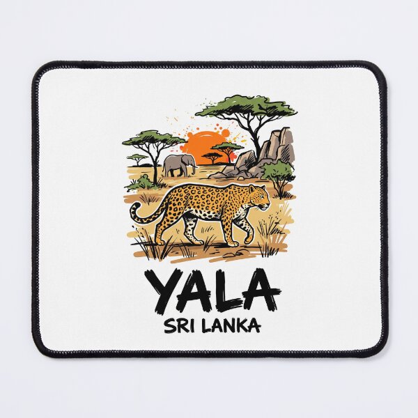 Item preview, Yala Leopard Safari Sri Lanka Wildlife Print designed and sold by Merch by Das Design Studio.