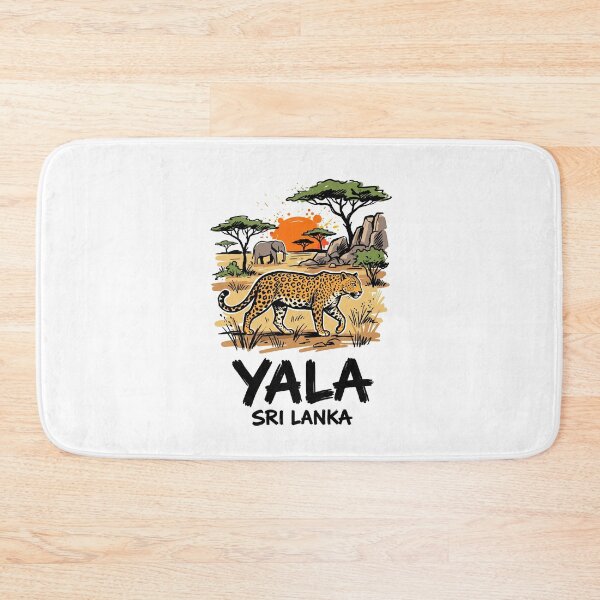 Item preview, Yala Leopard Safari Sri Lanka Wildlife Print designed and sold by Merch by Das Design Studio.