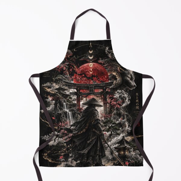 Item preview, Mujō — Samurai Dragon Red Moon Japanese Dark Art designed and sold by anitant.