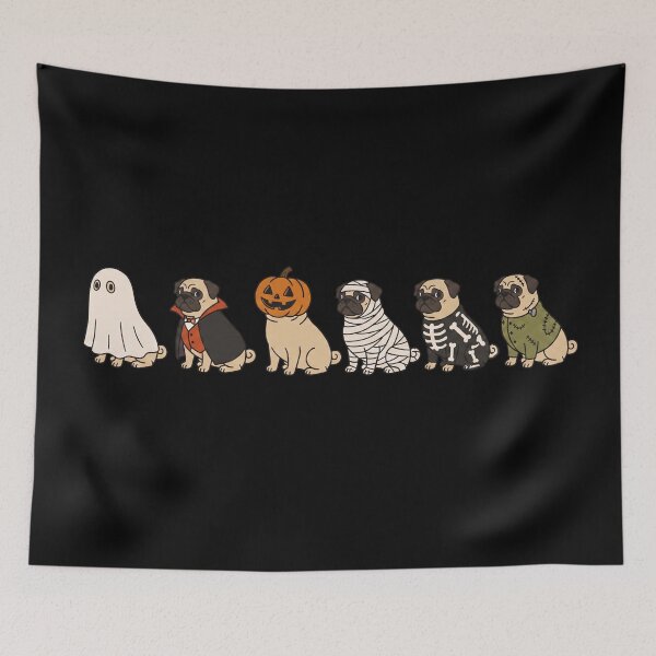 Item preview, Funny Pug Halloween Costume Trick or Treat Mom Dad Kids designed and sold by FurryHavenPH.