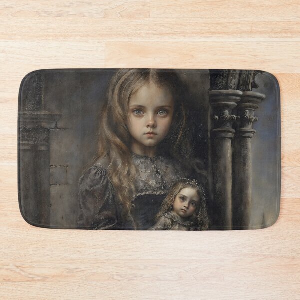 Item preview, Gothic Girl Holding Haunted Doll designed and sold by DarkHolyQueen.