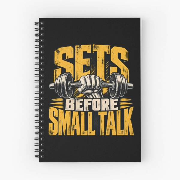 Item preview, Sets Before Small Talk – Vintage Gym Humor designed and sold by FZ Studio .