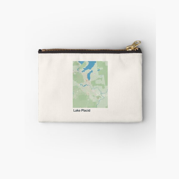 Item preview, Lake Placid Minimalistic Map Art designed and sold by MapsNerd.