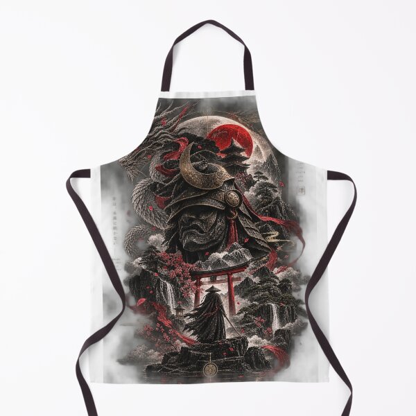 Item preview, Mujō — Oni Samurai Dragon Japanese Dark Fantasy Art designed and sold by anitant.