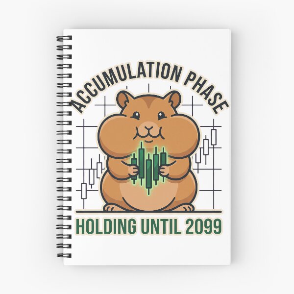 Item preview, Accumulation Phase Hamster - Funny Long Term Investor Stock Market Tee designed and sold by KIDEnia.
