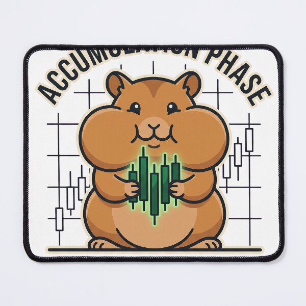 Item preview, Accumulation Phase Hamster - Funny Long Term Investor Stock Market Tee designed and sold by KIDEnia.