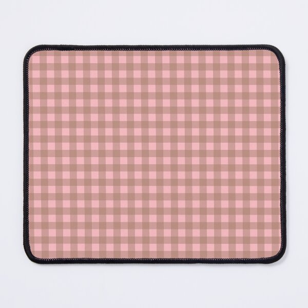 Item preview, Cozy Cottage Gingham Pattern in Blush Pink and Light Mocha Brown designed and sold by kierkegaard.