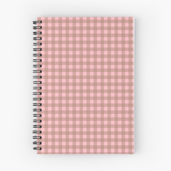 Item preview, Cozy Cottage Gingham Pattern in Blush Pink and Light Mocha Brown designed and sold by kierkegaard.