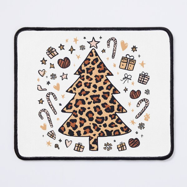Item preview, Bohemian Leopard Christmas Tree designed and sold by VibranPalette.