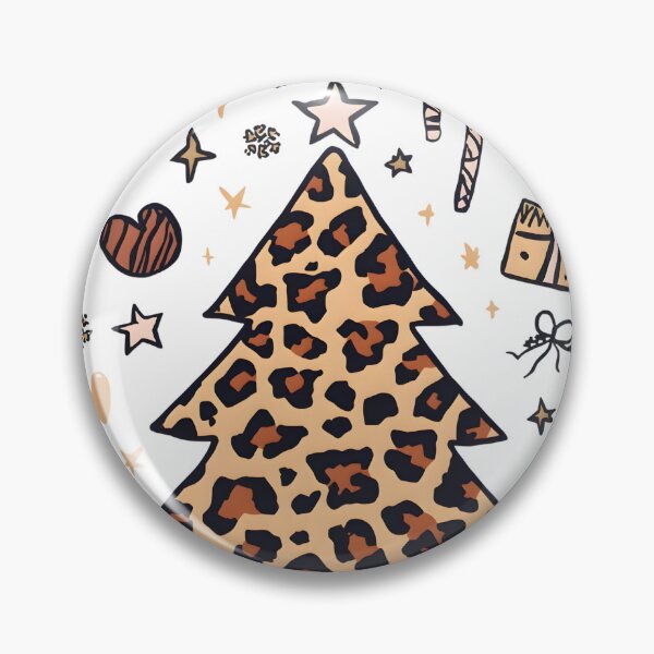 Item preview, Bohemian Leopard Christmas Tree designed and sold by VibranPalette.