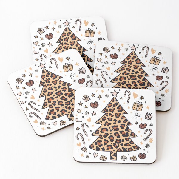 Item preview, Bohemian Leopard Christmas Tree designed and sold by VibranPalette.