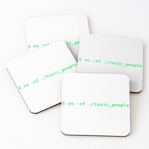 Item preview, RM -RF Toxic People Funny Programmer Shirt Delete Negativity Coding Humor Developer Gift designed and sold by cybertreat.