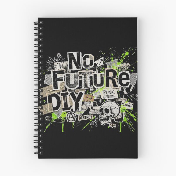 Item preview, No Future DIY Punk Skull designed and sold by Turki & Tres Colores.