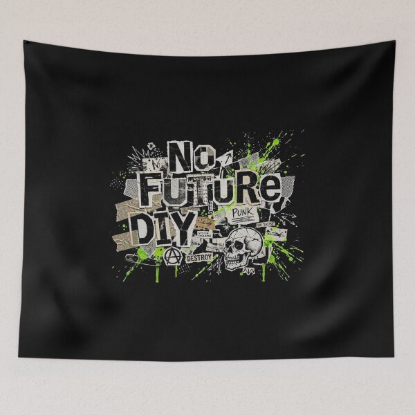 Item preview, No Future DIY Punk Skull designed and sold by Turki & Tres Colores.
