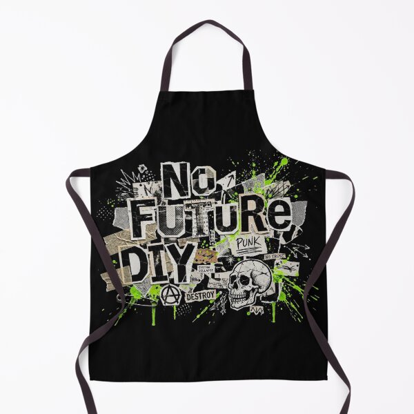 Aperçu de l'œuvre No Future DIY Punk Skull créée et vendue par Turki & Tres Colores.