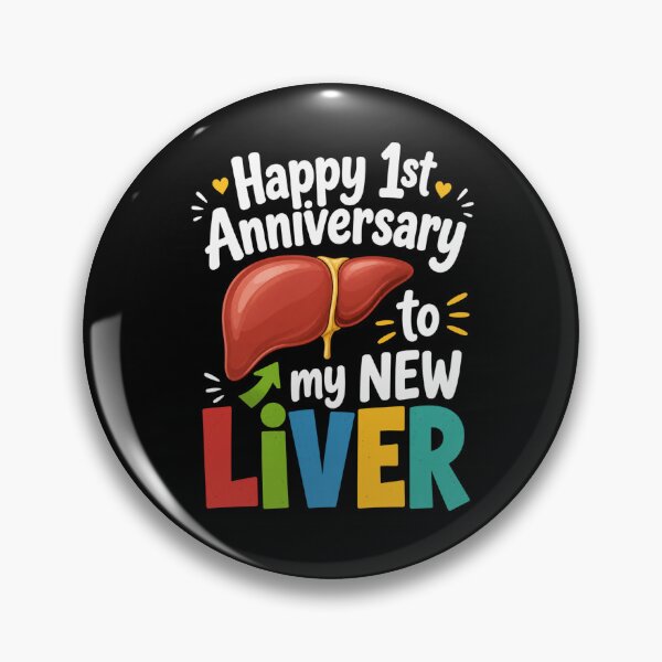 Item preview, Liver Anniversary Gift for a New Liver Transplant designed and sold by ROUX-ART.