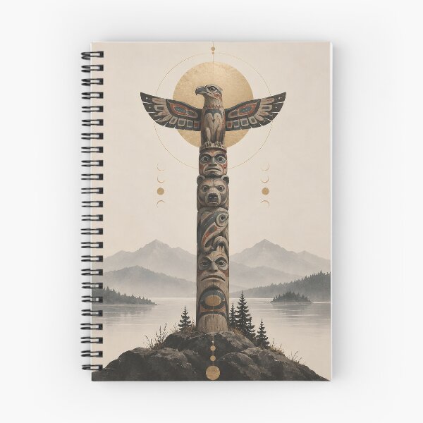 Item preview, Symbolic Totem Eagle – Spiritual Nature & Mountain Art designed and sold by SacredLensV.