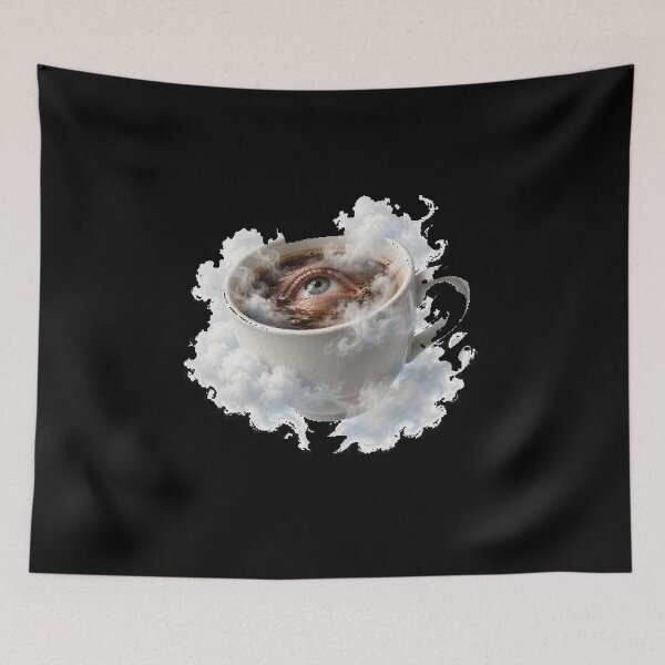 Item preview, Surreal Coffee Mug with Mysterious Eye designed and sold by Turki & Tres Colores.