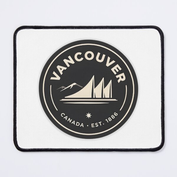 Item preview, Vancouver Skyline Crest — Canada Circular Badge Logo designed and sold by Shutter-Dragon.