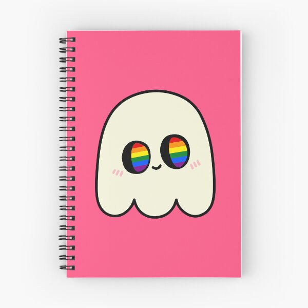 Item preview, All Spirits Welcome – Rainbow LGBTQ Kawaii Ghost designed and sold by Cannaxes Studio.