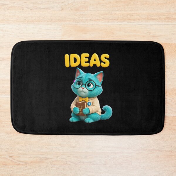 Item preview, Turki Turquoise Cat Reading Idea Book designed and sold by Turki & Tres Colores.