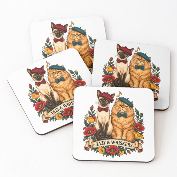 Item preview, Jazz & Whiskers Tattoo Art designed and sold by Old's Cool Cat Studio.