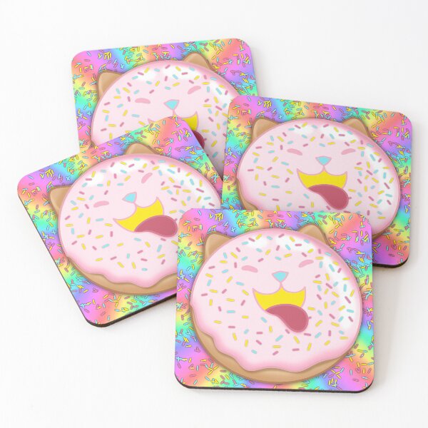 Item preview, Dog Donut with Sprinkles and Rainbow Background  designed and sold by NicWillArt Shop.