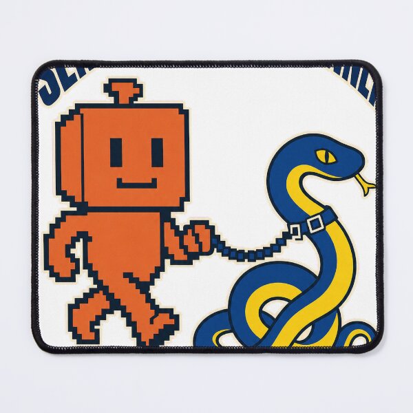 Item preview, Senior Prompt Runner Pixel Snake Walk Funny Coder T-Shirt Design designed and sold by KIDEnia.