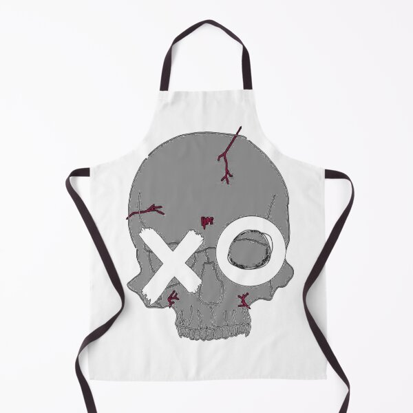 Item preview, Minimalist XO Skull with Red Cracks Aesthetic designed and sold by Munib302.